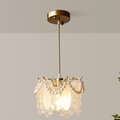 Luxury Pearl Feather Pendant Light