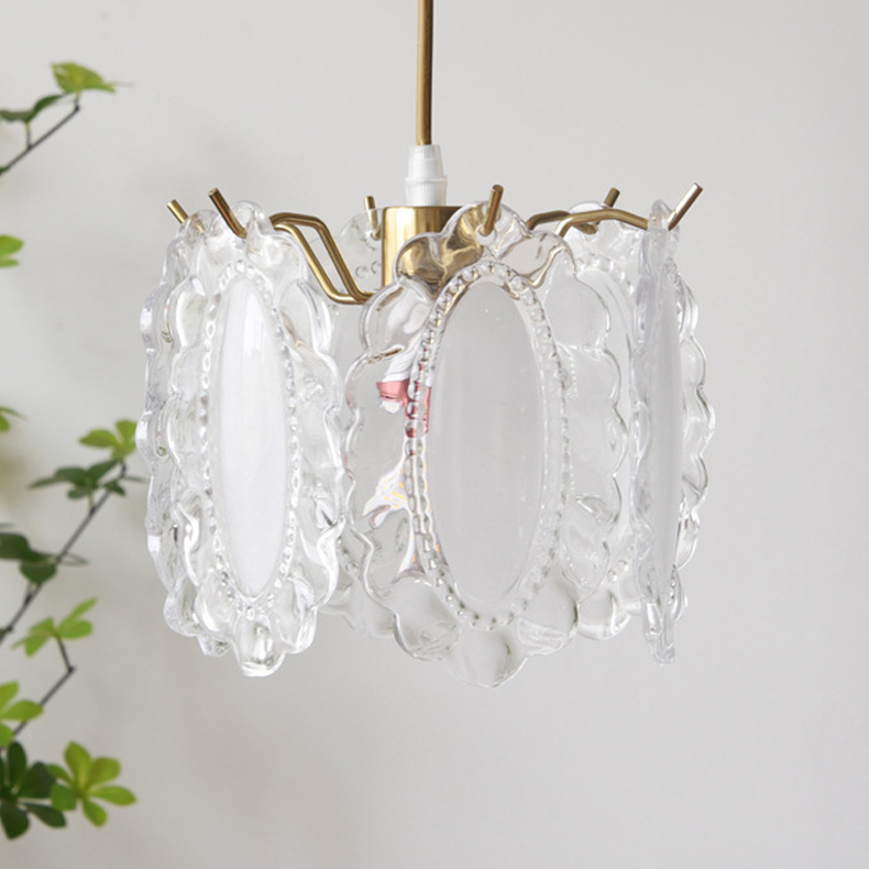 Luxury Pearl Feather Pendant Light