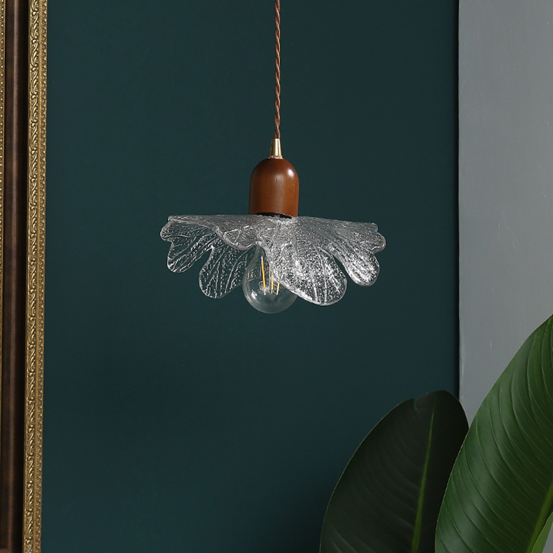 Retro petal crystal Pendant Light
