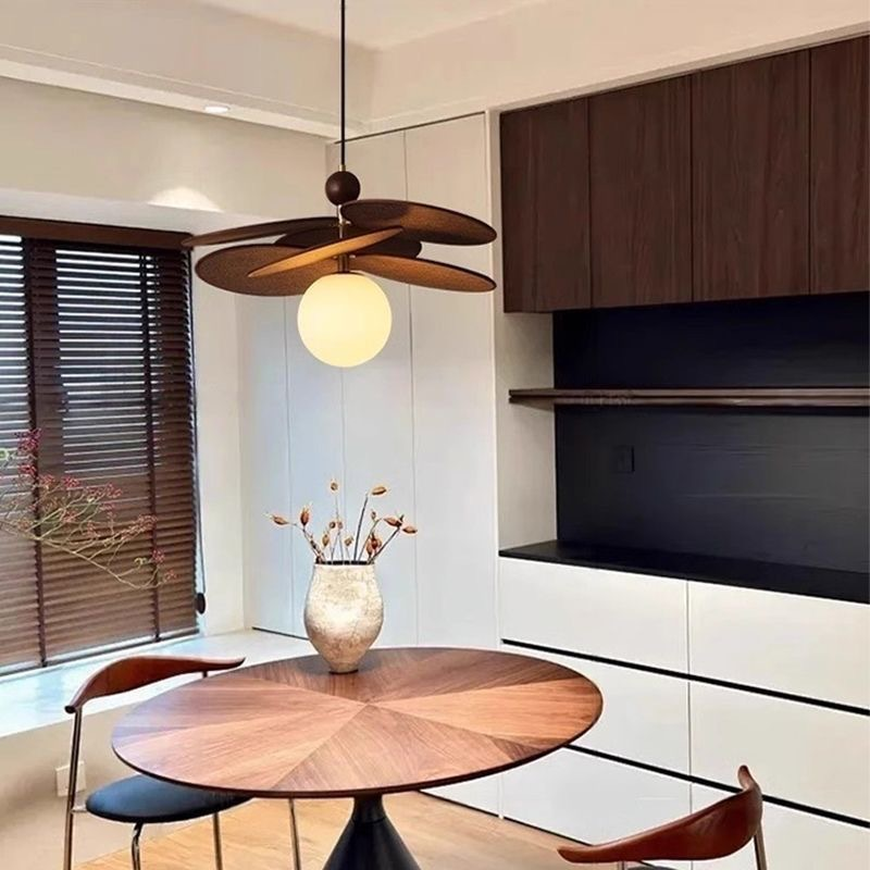 New rattan French chandelier