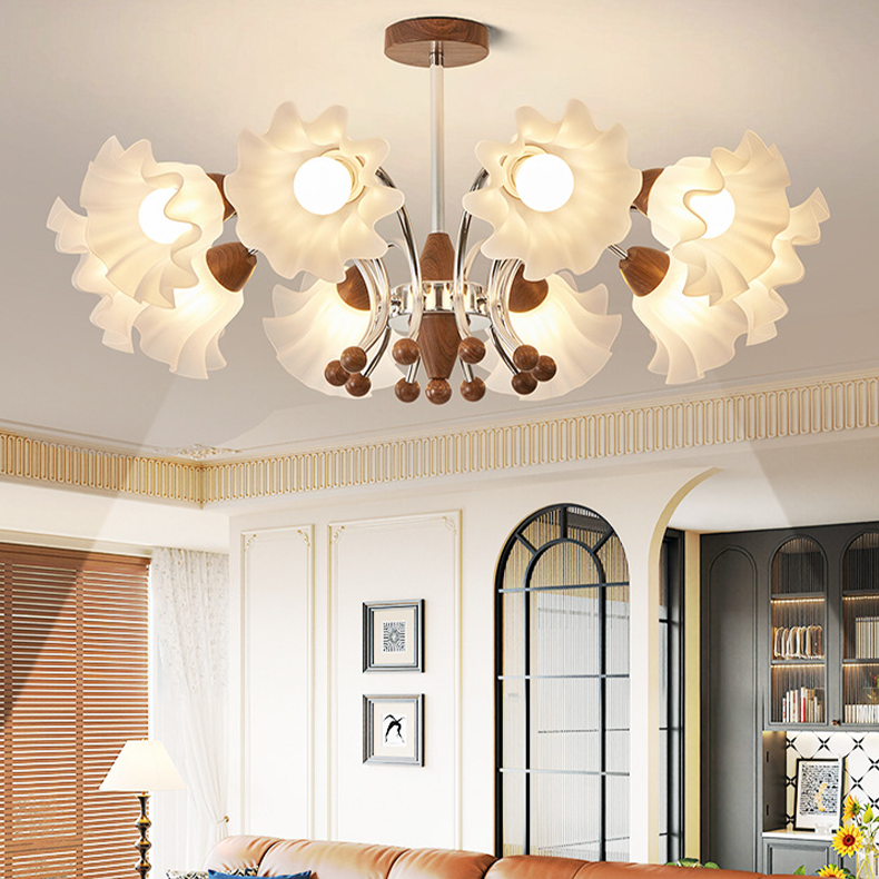 Vintage Lily-of-the-Valley Style Main Hall Chandelier
