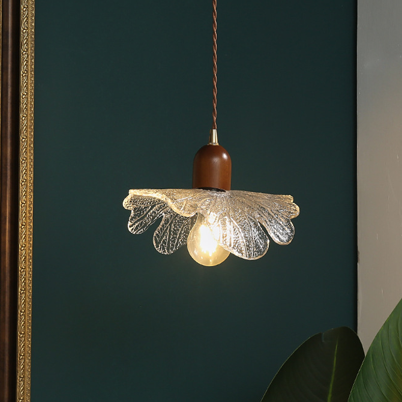 Retro petal crystal Pendant Light