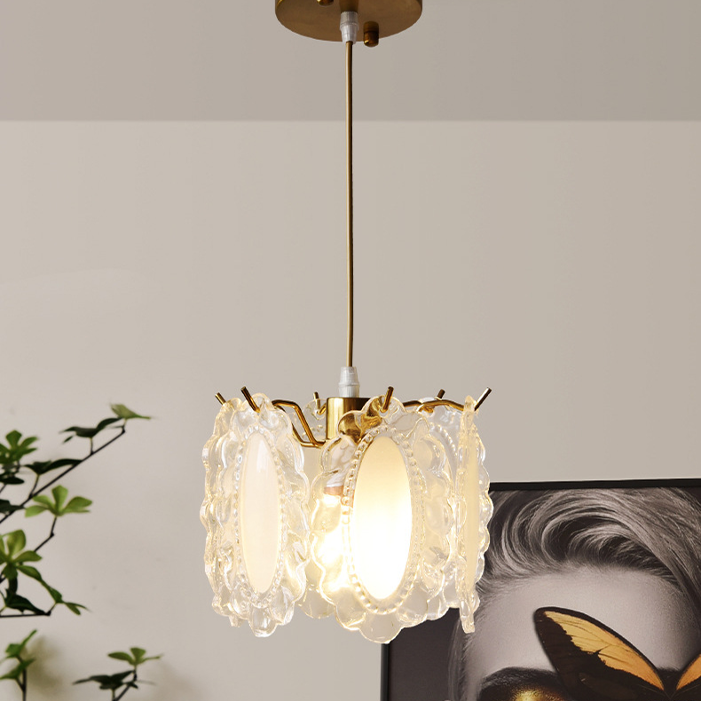 Luxury Pearl Feather Pendant Light
