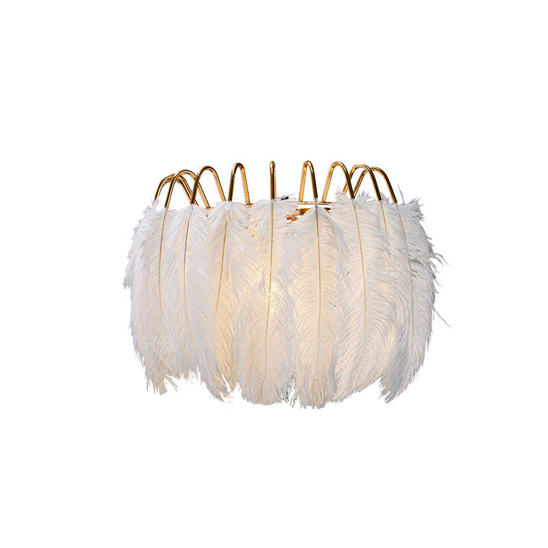 Lira PlumeDazzling Dreamy Crystal Wall Lamp